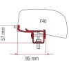 Fiamma Adapter-Kit F40 Van Nissan NV350