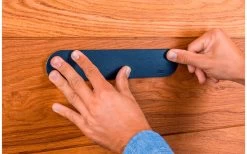 Silwy® Metall-Leiste 25 Cm Mit Ledercoating Blau -Campingwelt Verkauf 337235 2618240