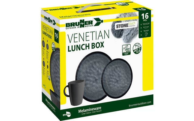 Brunner Midday Venetian Melamin Geschirr-Set 16-tlg. 1 Brunner Midday Venetian Melamin Geschirr-Set 16-tlg.