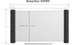 KiiPER Innenraumnetz Komplettset M 330 X 255 Mm -Campingwelt Verkauf 347747 2379677