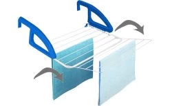 Metaltex Bries Heizungs- Und Balkonwäschetrockner Blau / Weiß 8 Metaltex Bries Heizungs- Und Balkonwäschetrockner Blau / Weiß -Campingwelt Verkauf 352244 2435093