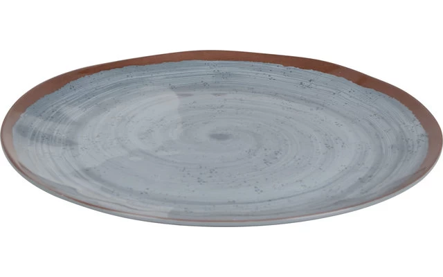 Bo-Camp Melamin Geschirr Set 12-tlg. Blau / Braun 3 Bo-Camp Melamin Geschirr Set 12-tlg. Blau / Braun – Bild 3