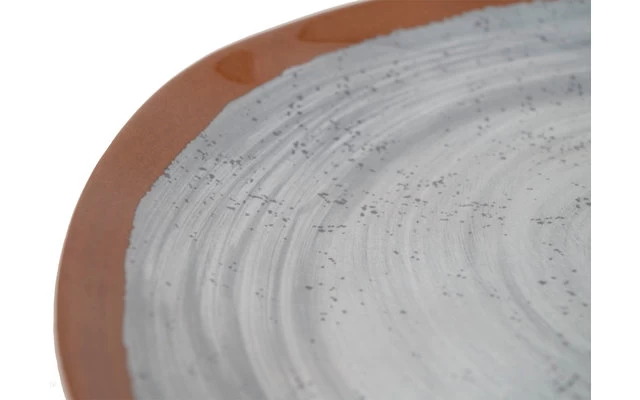 Bo-Camp Melamin Geschirr Set 12-tlg. Blau / Braun 6 Bo-Camp Melamin Geschirr Set 12-tlg. Blau / Braun – Bild 6