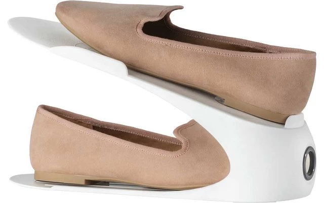 Wenko Schuhhalter Weiß 4er Set 2 Wenko Schuhhalter Weiß 4er Set – Bild 2