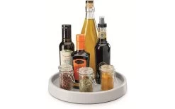 Metaltex Giro Drehregal/ Küchenrondell 28x4 Cm Grau