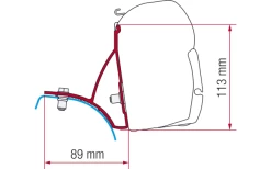 Fiamma Markisenadapter-Kit Trafic/Vivaro/Primastar