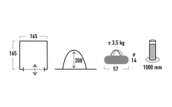 High Peak Mehrzweckzelt Lido 9 High Peak Mehrzweckzelt Lido -Campingwelt Verkauf 615331 4452195