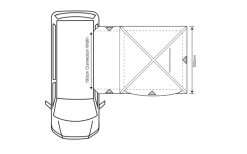 Outdoor Revolution Cayman Midi Air Vorzelt Low 180 Bis 210 Cm -Campingwelt Verkauf 633247 4431471
