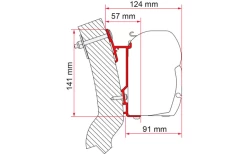 Fiamma Wingamm Oasi Markisenadapter Für Fiamma F45 230 Cm -Campingwelt Verkauf 661035 4521120