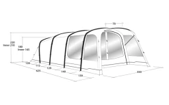 Outwell Avondale 5PA Tunnelzelt -Campingwelt Verkauf 737546 4971980