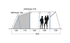 Outwell Avondale 5PA Tunnelzelt -Campingwelt Verkauf 737549 4971986