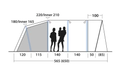 Outwell Avondale 6PA Tunnelzelt 12 Outwell Avondale 6PA Tunnelzelt -Campingwelt Verkauf 748511 5008592