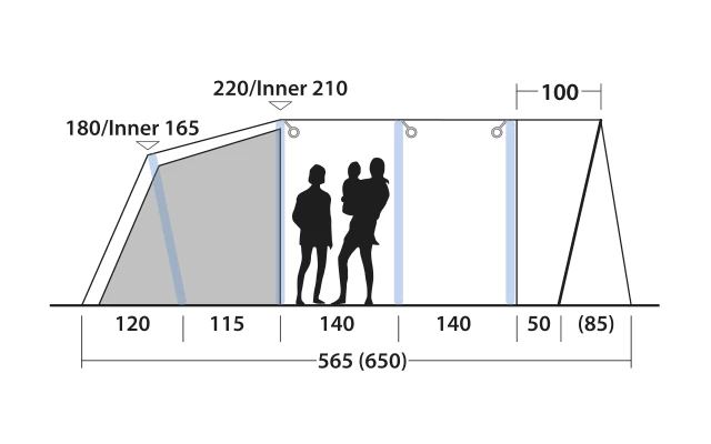Outwell Avondale 6PA Tunnelzelt 6 Outwell Avondale 6PA Tunnelzelt – Bild 6