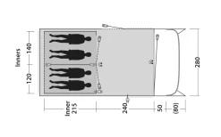 Outwell Greenwood 4 Tunnelzelt -Campingwelt Verkauf 748523 5009078